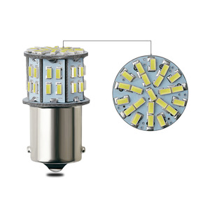 1156 BA15S 1157 Luces direccionales, luces de freno, faros delanteros, luces LED para vehículos 50SMD 3014 - Product Image 2