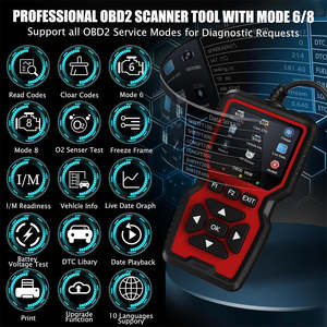 Source Factory V519 Profesyonel OBD2 Arıza Kodu Okuyucu-Tüm Araçlar OBDII Tarayıcı Elm327 Oto Teşhis Makinesi Aracı - Product Image 6
