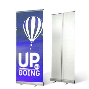 Adjustable Lightweight Portable Custom Retractable Roll Banner Stand 85*200cm Aluminum Frame Easy Detachable Trade <b>Shows</b> - Product Image 2