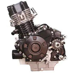 Четырехтактный двигатель двухцилиндровый дизельный двигатель с водяным охлаждением 6-ступенчатая 400cc двигателя мотоцикла
