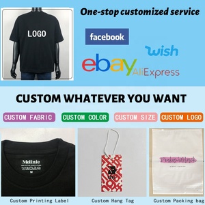 Maglietta a collo alto squadrato <span class=keywords><strong>di</strong></span> <span class=keywords><strong>lusso</strong></span> a tracolla pesante 100 cotone 320Gsm spesso collo alto <span class=keywords><strong>T</strong></span>-<span class=keywords><strong>shirt</strong></span> personalizzate da <span class=keywords><strong>uomo</strong></span> - Product Image 6