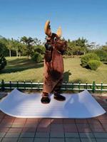Robe de soirée populaire, Costume de mascotte géante gonflable, mignon, grand nez, élan, Offre Spéciale