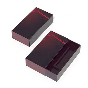 Whosale Custom Logo Grey Board Rigid Paper Jewelry Packaging Boxes Paper Cardboard Drawer Gift Cosmetic Retail Drawer <b>Box</b> - Product Image 1