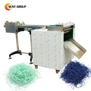 Mode Kleine Crusher Recycling Industrieel Papier Kerst Raffia Crinkle Machine