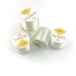 25 pièces/ensemble, accessoires de bijoux faits à la main, <span class=keywords><strong>fil</strong></span> à perles, collier, <span class=keywords><strong>bracelet</strong></span>, <span class=keywords><strong>fil</strong></span> <span class=keywords><strong>élastique</strong></span> <span class=keywords><strong>transparent</strong></span> blanc, <span class=keywords><strong>fil</strong></span> de cristal - Product Image 6