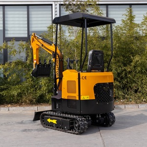 Produits les plus vendus : Mini-excavatrice sur chenilles de 1500 kg avec chenilles en caoutchouc et conception adaptée aux routes pour les travaux sur trottoirs - Product Image 6