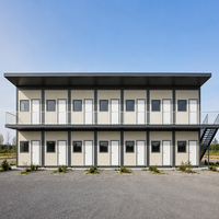 Villa préfabriquée entièrement meublée, respirante, d'épaisseur standard, certifiée CE, en conteneur maritime pliable, pour bureau ou habitation.