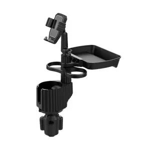 OEM 360 Rotating Adjustable Car Drink Cup Holder With Tray Multifunctional Storage Car Cup Mount Holder Expander For Car