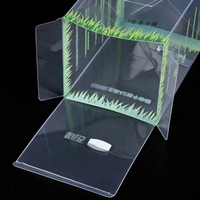 Boîte pliable écologique en PVC/PET transparent avec fenêtre, emballage plastique pour appareils électroniques, appareils photo, écouteurs, montres connectées, poupées et cadeaux