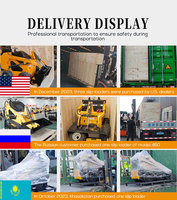 Gratis pengiriman roda Mini selip Steer Loader 23Hp 27Hp Core mesin Moog hidrolik silinder beroperasi berat 420kg traktor Loader