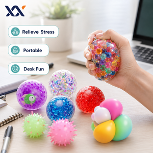Juguetes de descompresión TPR: Novedosos y extraños juguetes blandos de frutas para apretar, bolas de uva antiestrés para bebés - Product Image 4