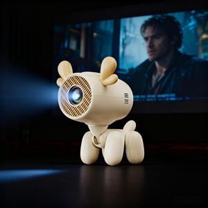 Xách tay Mini 4K chiếu jy320li <span class=keywords><strong>Android</strong></span> 13 Wifi BT 180 Lumens 2GB RAM LED Đèn rạp hát tại nhà video thông minh LCD Máy Chiếu - Product Image 1