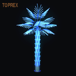 Toprex Nhà Máy Vườn Giáng Sinh Ngoài Trời Rgb Shining Led Cây Cọ Canada Đèn - Product Image 3
