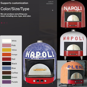 Four à <span class=keywords><strong>pizza</strong></span> napolitaine de style sicilien italien pour restaurant occidental, burgerie, pizzeria, pour la cuisson de pizzas fines - Product Image 5