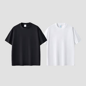 Camisetas regulares de algodón de alta calidad para hombre, camisetas casuales en blanco lisas, ropa de calle personalizada, camiseta para hombre - Product Image 1
