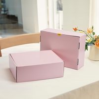 Boîtes d'expédition en carton ondulé recyclables avec logo personnalisé, livraison gratuite pour les petits articles - Réutilisables et biodégradables