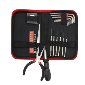 27 Piece Tool Set Long Nose pliers Precision Screwdriver Hex Wrench Combination With Zip Kit For Home Use