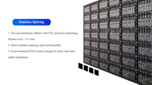 Panneau mural vidéo LED intérieur PO.6 PO.7 PO.9 P1.25, écran matriciel couleur 4K pour cinéma maison et mariages - Product Image 6