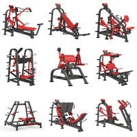 Équipement de sport commercial Guangzhou : Ensemble complet d'équipements de musculation à plaques pour clubs de fitness