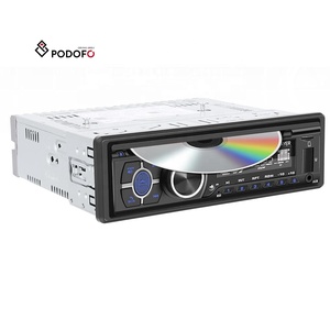 Reproductor de DVD/CD para Auto Podofo, <span class=keywords><strong>Radio</strong></span> de Auto 1 Din, Reproductor MP3, Audio Digital, Música Estéreo, 12V, Doble BT, FM, AM, USB/SD/AUX-IN, Fábrica OEM ODM - Product Image 1