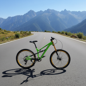 <span class=keywords><strong>Bicicleta</strong></span> de Montaña KALOSSE con Suspensión Trasera, <span class=keywords><strong>Bicicleta</strong></span> de Montaña Todoterreno, 27.5X17 Pulgadas, <span class=keywords><strong>Bicicleta</strong></span> para Adultos, 11 Velocidades, Frenos Hidráulicos - Product Image 4