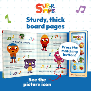 Livre sonore interactif : Chansons joyeuses super simples à presser et à suivre pour l'apprentissage musical précoce des tout-petits - Product Image 3