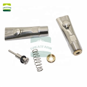 Équipement pour porcs en acier inoxydable, fontaines à boire pour porcs, robinets pour porcs, abreuvoir automatique pour volailles, tête d'abreuvement - Product Image 4