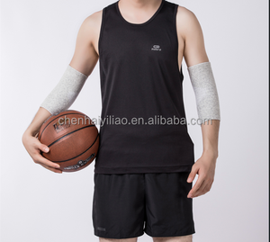 Penstabil bantalan siku & lutut dapat diatur, penahan perlindungan olahraga bambu rajut medis - Product Image 2