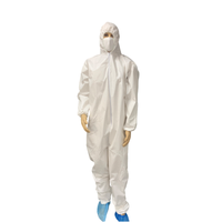 Combinaison de protection jetable en non tissé, 5/6 pièces, vêtements de sécurité, non tissées, SMS PP, de type bon marché