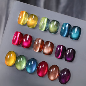 ZRKGEL <span class=keywords><strong>Set</strong></span> di Gel Magnetico Effetto Occhio di Gatto in 35 <span class=keywords><strong>Colori</strong></span>, Etichetta Privata di Alta Qualità, Senza HEMA e TPO, per Autunno e Inverno - Product Image 5