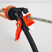 Pistola de Calafateo Manual de Grado Industrial con Estructura de Hierro Giratoria de 360 Grados y 9 Pulgadas para Construcción