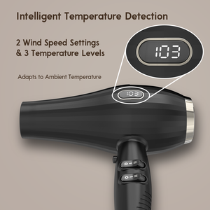Custom Professional Salon <strong>Hair</strong> <strong>Dryer</strong> 2300W AC Motor Negative Ion <strong>with</strong> Diffuser and <strong>Comb</strong> for Hotel Use - Product Image 2