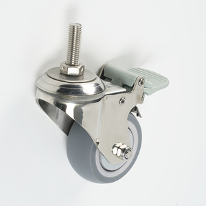 Hot Sale 3/4/5inch 90/120/135kg TPR Rollen rollen 5 Zoll <span class=keywords><strong>125mm</strong></span>, Lenkrad gummi - Product Image 2