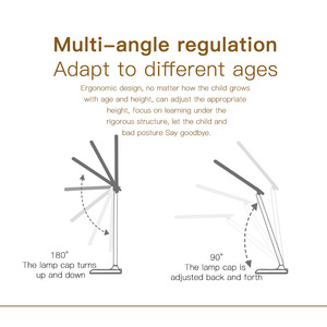 Đèn xách tay cảm ứng chuyển đổi LED bàn đèn với cổng USB cảm ứng dimmer điều khiển sạc gấp LED ánh sáng với người giữ điện thoại - Product Image 5