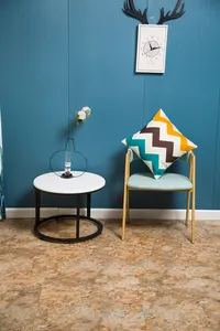 Adesivo de piso de vinil Sensetile Pro de azulejo de vinil de luxo PVC seco LVT piso azulejos superfície marrom novo lançado
