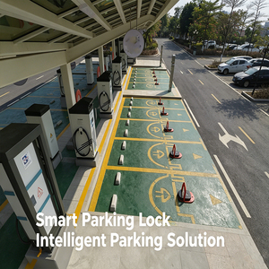 <b>Smart</b> Remote Electric Parking Bollard Automatic Space <b>Lock</b> Equipment For Hotel Outdoor Parking Lot Multiscene Management - Product Image 1