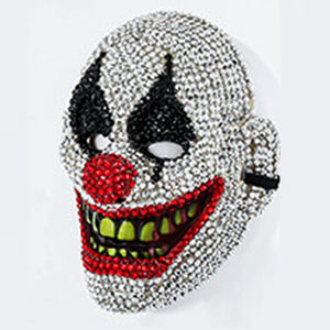 Máscaras <span class=keywords><strong>de</strong></span> <span class=keywords><strong>Payaso</strong></span> y Calavera con Diamantes <span class=keywords><strong>de</strong></span> Plástico al por Mayor para Fiestas <span class=keywords><strong>de</strong></span> Halloween, Navidad, Cumpleaños y Año Nuevo - Product Image 3