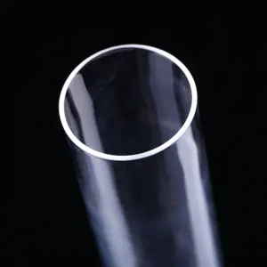 हीटिंग क्वार्ट्ज ग्लास ट्यूब उच्च गुणवत्ता स्पष्ट पॉलिश क्वार्ट्ज ग्लास ट्यूब थोक मूल्य