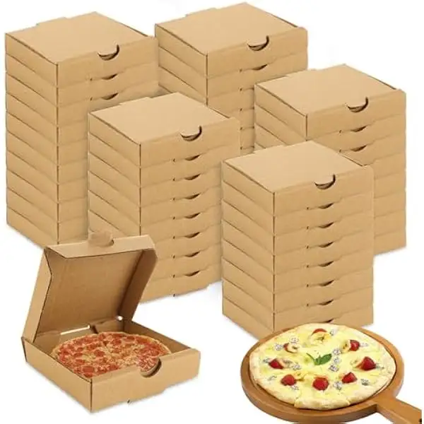 Scatola per Pizza con fodera personalizzata scatola per Pizza scatola per cibo con consegna personalizzabile scatola di carta quadrata accetta Design Low Moq Free