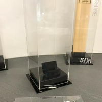 Jihong acrylique présentoir pmma présentoir acrylique cricket bat vitrine