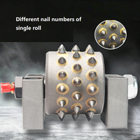 Disque abrasif à marteaux rotatifs multi-rouleaux XMGT Frankfurt 25 mm, dureté moyenne, OEM pour meuleuse d'angle, surface béton et pierre effet litchi