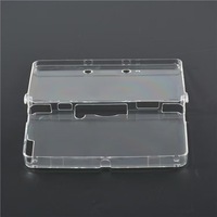 Étui en cristal pour Nintendo 3DS Coque transparente en PC Matériau transparent Housse de protection pour console de jeu 3DS