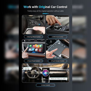 อะแดปเตอร์พกพา Magic Carplay Android Auto แบบเสียบใช้งานได้ทันที พร้อมระบบวิดีโอมัลติมีเดียในตัว สำหรับเครื่องเสียงติดรถยนต์เดิม - Product Image 4