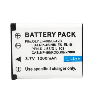 NP-80 1200mAh CNP80 Battery for Casio Exilim Digital <b>Camera</b> Replacement CE RoHS Certified Wholesale Bulk Premium Quality - Product Image 5
