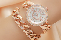Montre à quartz élégante et décontractée pour femme, cadran de 32 mm, boîtier en alliage, aiguilles, verre en cristal, cadeau pour la Saint-Valentin