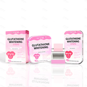 Films buccaux blanchissants au glutathion OEM, éclaircissement de la peau, antioxydant, hydratant, réparation, bandes blanchissantes au glutathion - Product Image 1