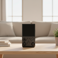 Console de jeu portable rétro GAMINJA avec écran IPS de 4 pouces, Linux open source, Wifi pour réseau mondial multijoueur