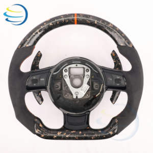 Volante de Fibra de Carbono Forjado para el <span class=keywords><strong>Interior</strong></span> del Automóvil <span class=keywords><strong>Audi</strong></span> A3 S3 RS3 A4 A4L S4 <span class=keywords><strong>RS4</strong></span> A5 S5 RS5 A6L S6 RS6 A7 S7 RS7 Q2L Q3 Q5 Q5L Q7 - Product Image 6