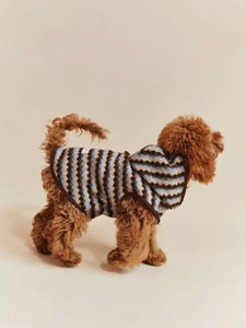 À la mode chaud <span class=keywords><strong>gilet</strong></span> chien gros circulaire tricot laine <span class=keywords><strong>gilet</strong></span> vêtements Pet garniture manteau pour petits chiens de race - Product Image 2