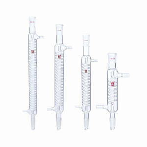 Condensador Graham de Vidrio Borosilicato para Laboratorio con Junta Estándar, Gran Capacidad de Enfriamiento, Longitud del Camisa de 120-500 mm - Product Image 3